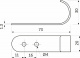 Крепление панели к трубе d25, (521) вертикальное хром AKS_preview_1