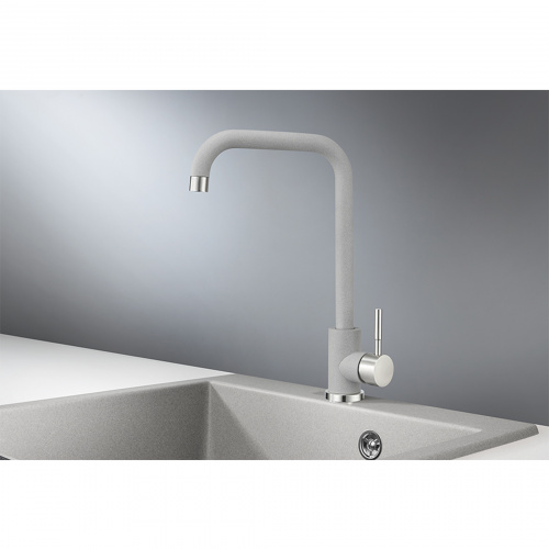 Смеситель для кухни высокий, ST-4033, базальт, Granula _3