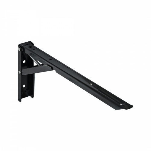 Полкодержатель складной Модель 2, 350*135*30 черный AKS_1