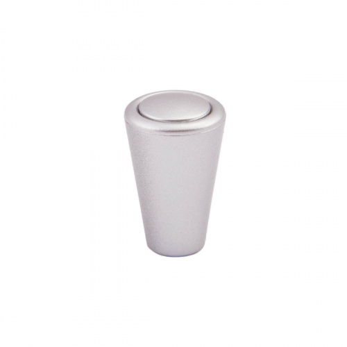 Ручка меб. кнопка пластик. PK03/K3 металлик AKS_1