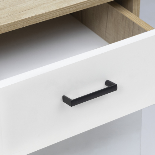 Ручка меб. скоба пластик. PS155/S155 96 черный матовый AKS_4