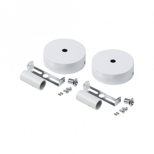 Заглушки (крепления) к светодиодной веревке, d16, тип 2 (1 компл = 2шт.), белый, AKS_3