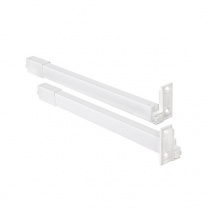 Рейлинг прямоугольный продольный Slimbox AKS L-500 белый фотография