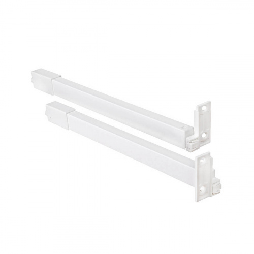 Рейлинг прямоугольный продольный Slimbox AKSL-350 белый_1