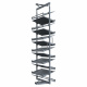 Обувная система поворотная 800 BRUNO h1927-2177 (12 полок), графит PRIME by AKS_preview_1