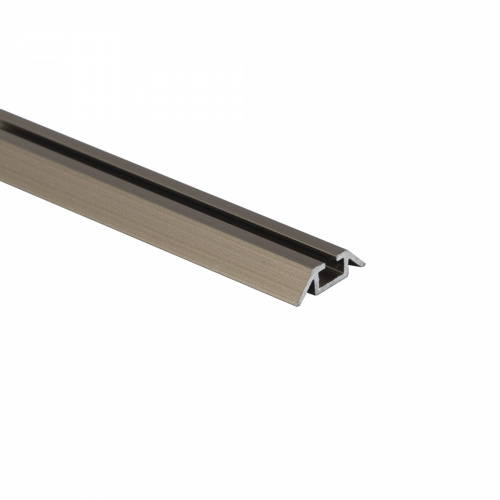 Профиль алюминиевый SENATOR шампань направляющая нижн. L-6000 мм АЛЮТЕХ одинарная_1