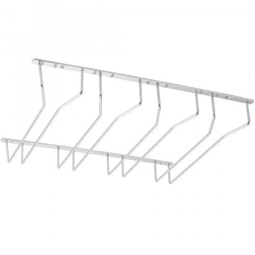 Держатель подвесной для бокалов четырехрядный, графит AKS_1