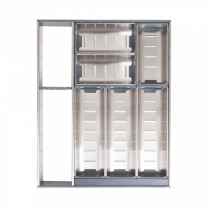 Вкладыш 40/500 шуфлядный металлический Organizer нержавеющая сталь (473*380*65) AKS фотография