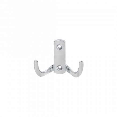Крючок меб. двухрожковый мет. WP13 хром GRIDLI_4