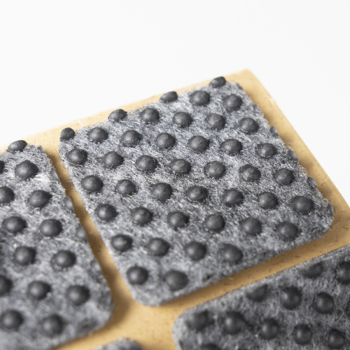 Подкладка самоприлипающая фетровая прорезиненная 30 х 30мм (1упак.=15шт), серая, Folmag_4