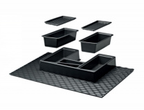 Пластиковый вкладыш под мойку, графит РП