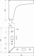Опора меб. мет. h100 угловая черный GRIDLI_preview_1
