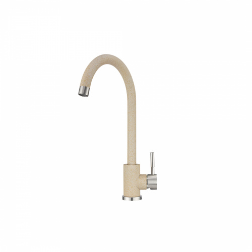 Смеситель для кухни высокий, ST-4031, бежевый, Granula _1