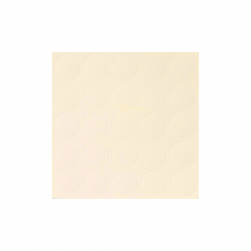 Заглушка самоприлипающая к конфирматам ванильный желтый (14094) FOLMAG (лист-25шт.)_1