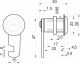 Замок для распашной двери механический 103-20 AKS_preview_1