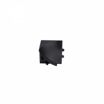 Уголок ПВХ наружный к плинтусу АР494 чёрный глянец (202) THERMOPLAST фотография