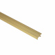 Ручка-профиль алюм. врезная KASKAD-18, 3м, матовое золото AKS_preview_1