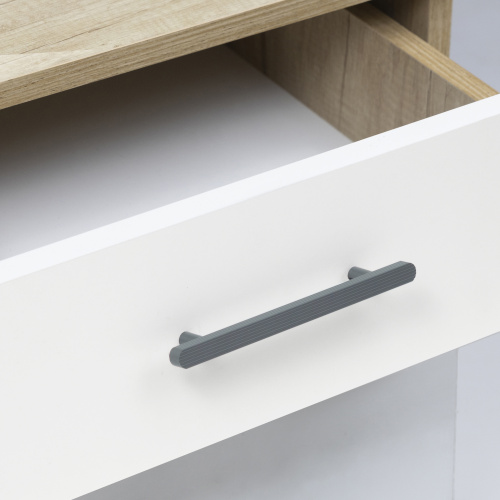 Ручка меб. скоба алюм. GAME 128 графит, AKS_7