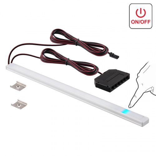 Светильник светодиодный Polarus Micro Master, накладной, 12VDC, 3,4W, L-270mm, холодный белый 6000К, HLT_3