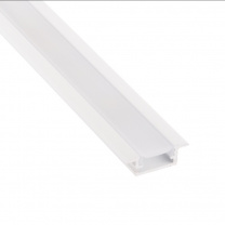 Профиль алюминиевый врезной Inline mini (Inside LED mini) 2м, HLT фотография