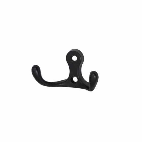 Крючок меб. двухрожковый мет. WP19 черный матовый GRIDLI_1