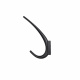 Крючок меб. двухрожковый мет. SKY черный матовый AKS_preview_1