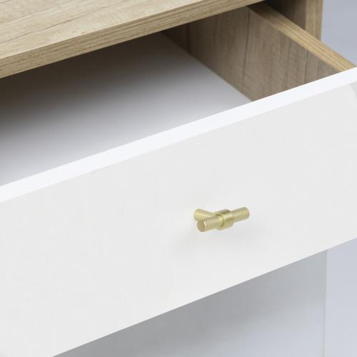 Ручка меб. кнопка мет. GRAFITTI брашированное золото, AKS_5