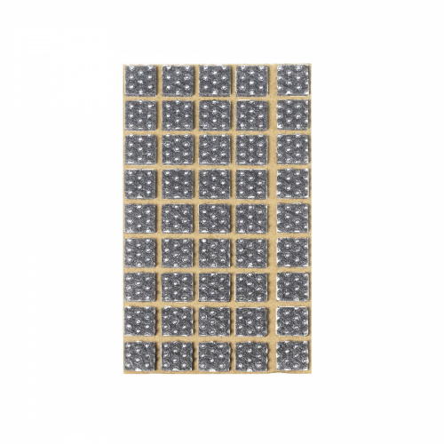 Подкладка самоприлипающая фетровая прорезиненная 15 х 15мм (1упак.=45шт), серая, Folmag_1