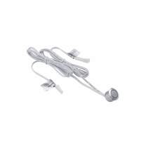 Выключатель сенсорный, с диммированием, врезной, 12V/24V, 60W/100W, синяя подсветка, цвет хром, с коннекторами, AKS фотография