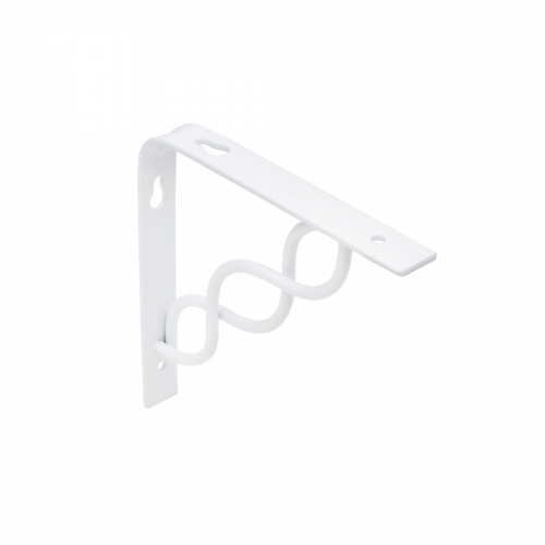 Полкодержатель мет. INFINITY 200*200*20*3, белый AKS_1