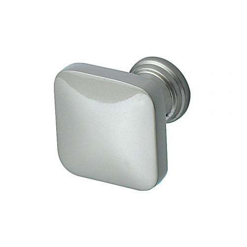 Ручка меб. кнопка мет. KNOPA инокс, AKS_1