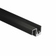 Профиль алюминиевый SENATOR черный муар горизонт верхн. L-6000 мм АЛЮТЕХ для узкой сис-мы _preview_1