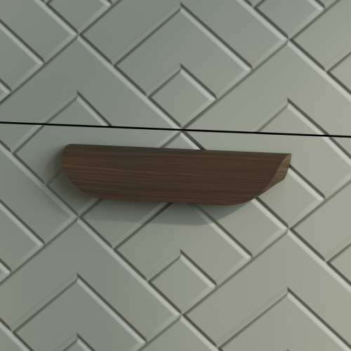 Ручка меб. скоба деревянная LIANA 128 орех, AKS_6