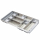 Вкладыш 30/550 шуфлядный металлический Organizer нержавеющая сталь (523*280*65) AKS_preview_1