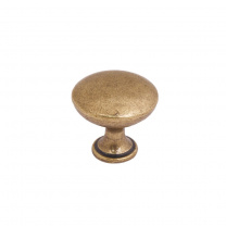 Ручка меб. кнопка мет. TERNI античная латунь AKS