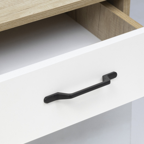 Ручка меб. скоба мет. SIGN 128 черный, AKS_7