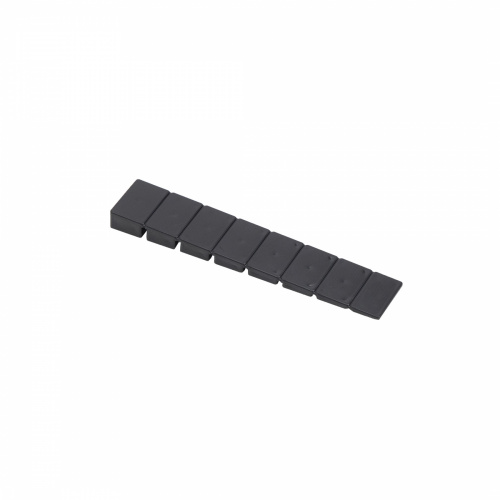 Клин мебельный подкладной обламываемый, чёрный пластик (для выравнивания мебели, 100х20х7мм)_1
