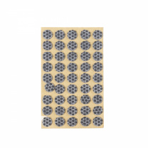 Подкладка самоприлипающая фетровая прорезиненная d15мм (1упак.=45шт), серая, Folmag