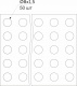 Отбойник силиконовый d8 h=1,5 AKS (лист = 50 шт.) черный_preview_1