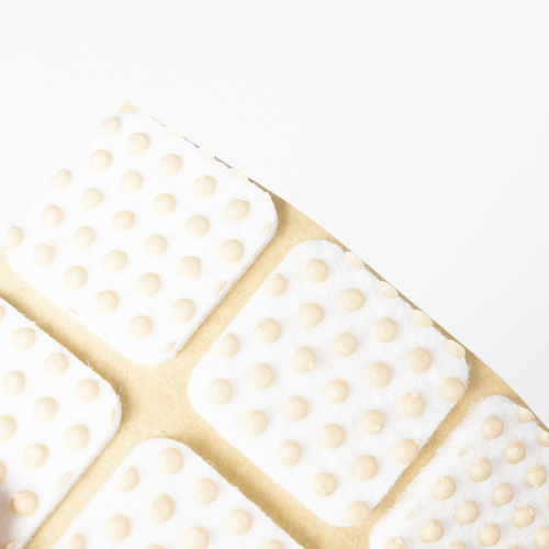 Подкладка самоприлипающая фетровая прорезиненная 25 х 25мм (1упак.=18шт), белая, Folmag_4