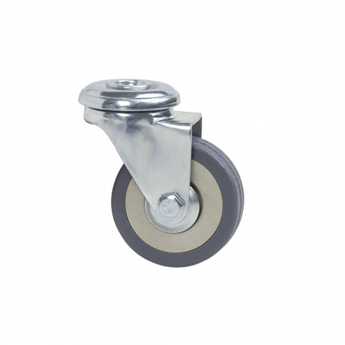 Колесо меб. TECH d50 h70 под винт М10, серый AKS_3