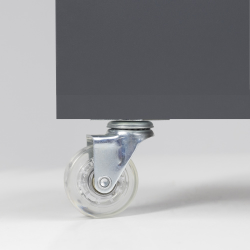 Колесо меб. SHIFT d50 h67 с площадкой, прозрачный AKS_4