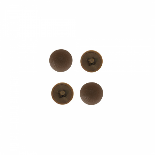 Заглушка пластик к шурупам орех тёмный (13) PL (упак.-1тыс.шт.)_1