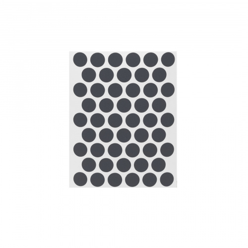 Заглушка самоприлипающая к конфирматам антрацит (PC 2546) (1л=50шт) Pacific_3