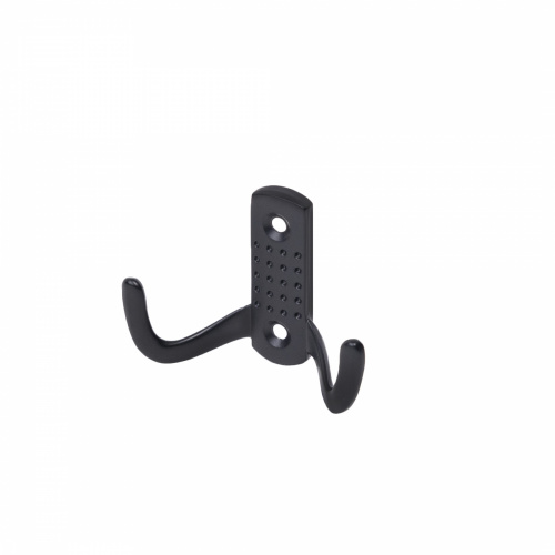 Крючок меб. двухрожковый мет. WP12 черный GRIDLI_1