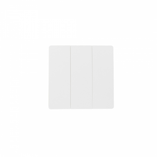 Выключатель кинетический, с реле, 3 клавиши, белый, AKS_1