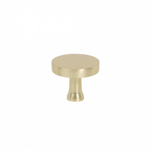 Ручка меб. кнопка мет. UNITY, брашированное золото, AKS_1