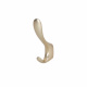Крючок меб. двухрожковый мет. ROMA брашированное золото AKS_preview_1