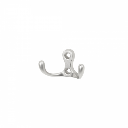 Крючок меб. двухрожковый мет. WP19 хром матовый GRIDLI_1