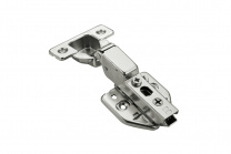 Петля полунакладная с доводчиком 45мм h0 clip-on AKS PLUS 3D (саморезы, заглушки) фотография